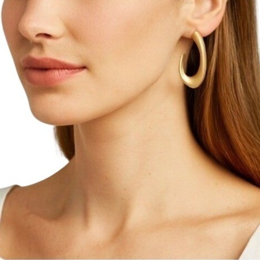 Bala Boosté Women's Gold Tone Hoop‎ Earrings
